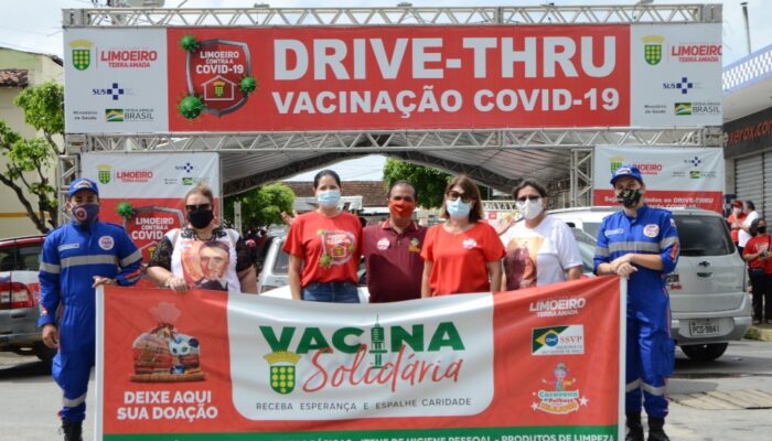 Mais de 1.300 itens são arrecadados na abertura da Campanha Vacina Solidária em Limoeiro