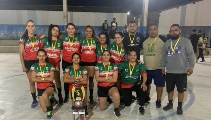 Seleção de Handebol Feminino de Limoeiro conquista título do Campeonato da Liga Desportiva do Interior