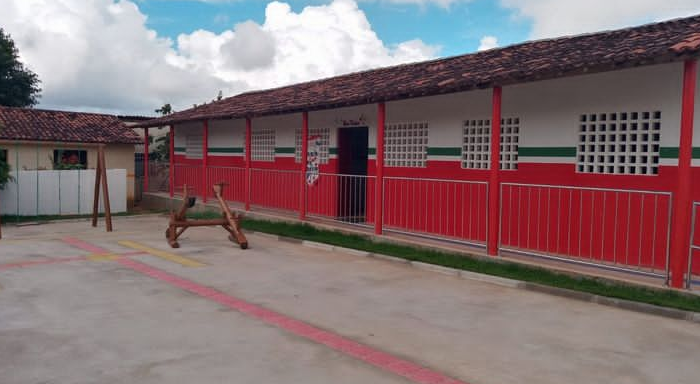 Reforma deixa Escola Municipal Maria Quitéria ‘de cara nova’