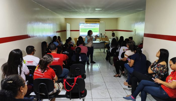 Prefeitura e CEREST promovem capacitação sobre Saúde do Trabalhador no auditório da Secretaria de Saúde de Limoeiro