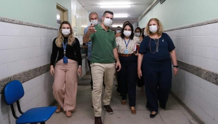 Equipe da Secretaria Estadual de Saúde realiza visita técnica ao Hospital Regional José Fernandes Salsa